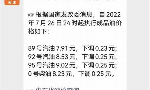 天津今日油价一览表_天津市今日油价最新消息价格表